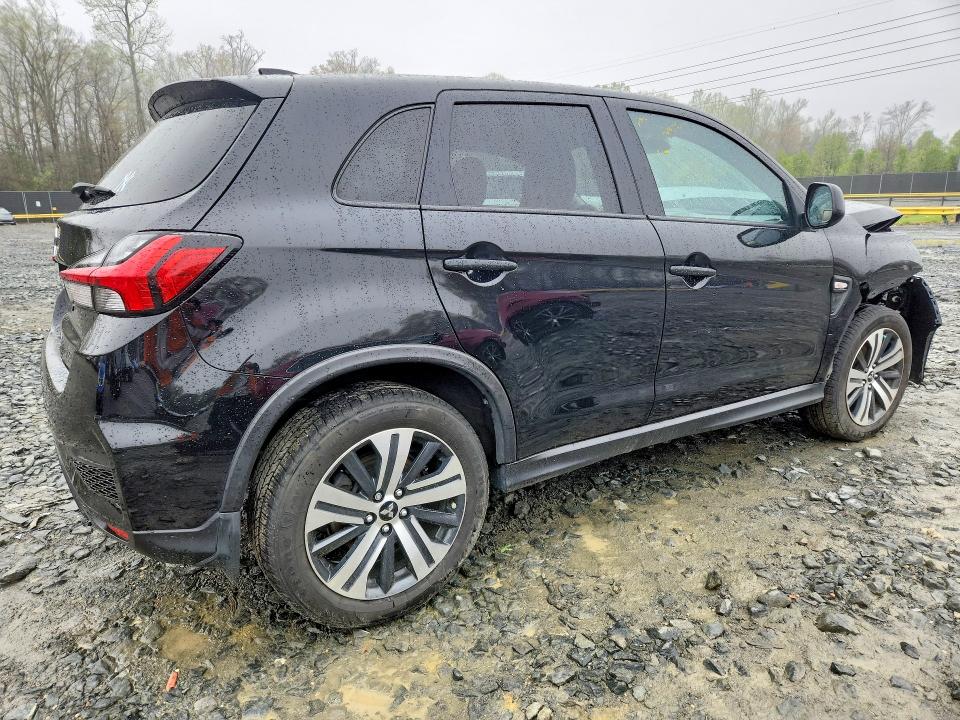 2022 Mitsubishi Outlander VIN JA4APUAU7NU016554 COPART salvage auction — FRONT END, Md - Cert Of Salvage > 75% Damage, sold $3,350 on 2026-07-10 (photo 3)