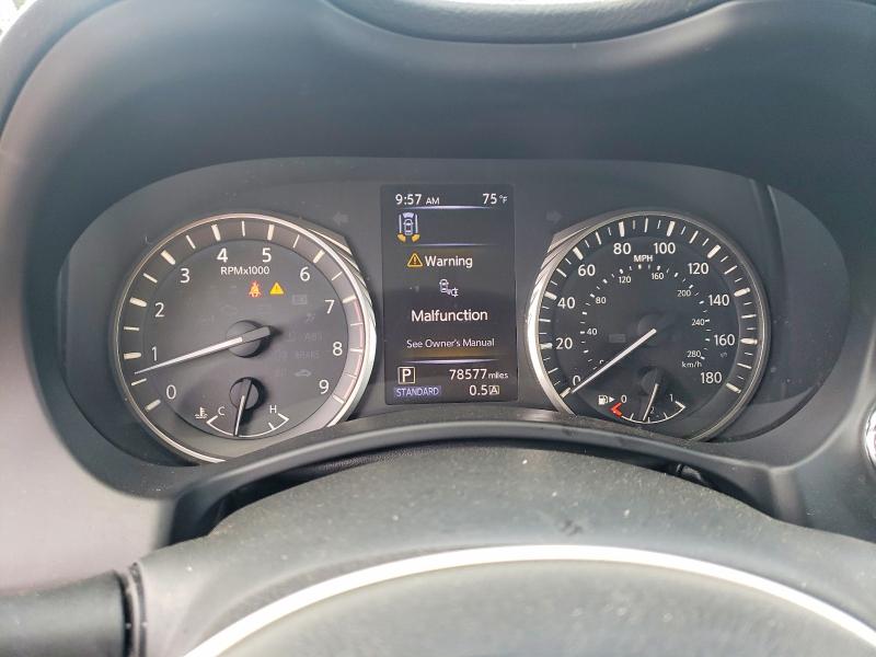 2021 Infiniti Q50 VIN JN1EV7BP7MM700920 COPART salvage auction — REAR END, Salvage Title, sold $4,700 on 2026-07-28 (photo 9)