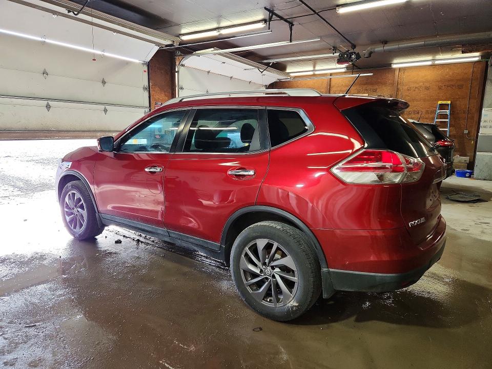 2016 Nissan Rogue VIN 5N1AT2MVXGC833659 COPART salvage auction — FRONT END, Pa - Certificate Of Salvage, sold $1,550 on 2026-07-02 (photo 2)