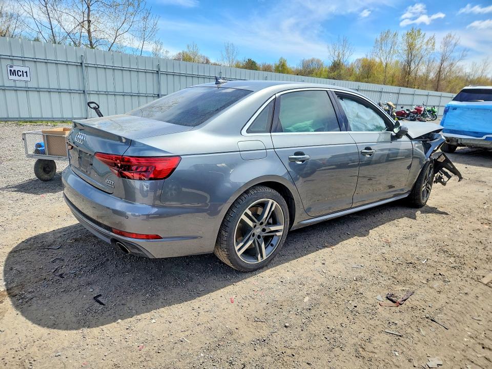 2017 Audi A4 VIN WAUENAF47HN037355 COPART salvage auction — FRONT END, Ma - Cert Of Title-Salvage, sold $1,700 on 2026-07-09 (photo 3)