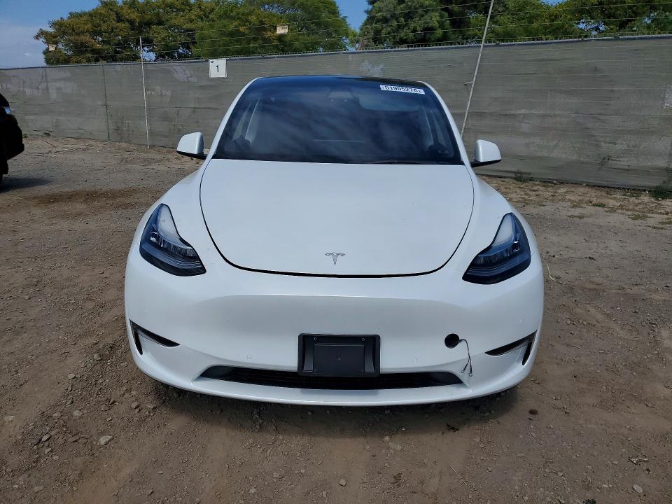 2022 Tesla Model y VIN 7SAYGAEE7NF466917 COPART salvage auction — REAR END, Ca - Non-Repairable Vehicle Cert, sold $125 on 2026-07-21 (photo 5)