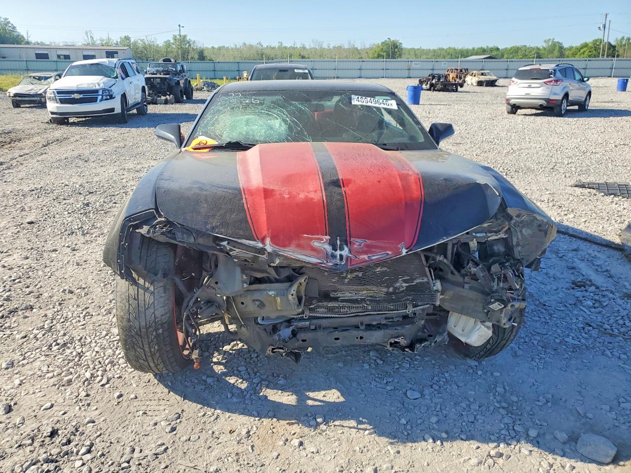 2013 Chevrolet Camaro VIN 2G1FK1EJ0D9130490 COPART salvage auction — Front End, AL - CERT OF TITLE-SALVAGE TITLE, sold $2,950 on 2026-06-25 (photo 5)