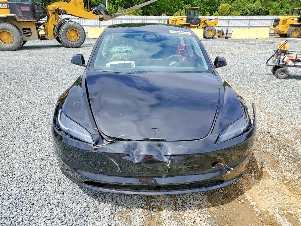 2026 Tesla Model 3 VIN 5YJ3E1EA6TF125743 COPART salvage auction — FRONT END, Nc - Salvage Certificate Of Title, sold $15,400 on 2026-07-16 (photo 5)