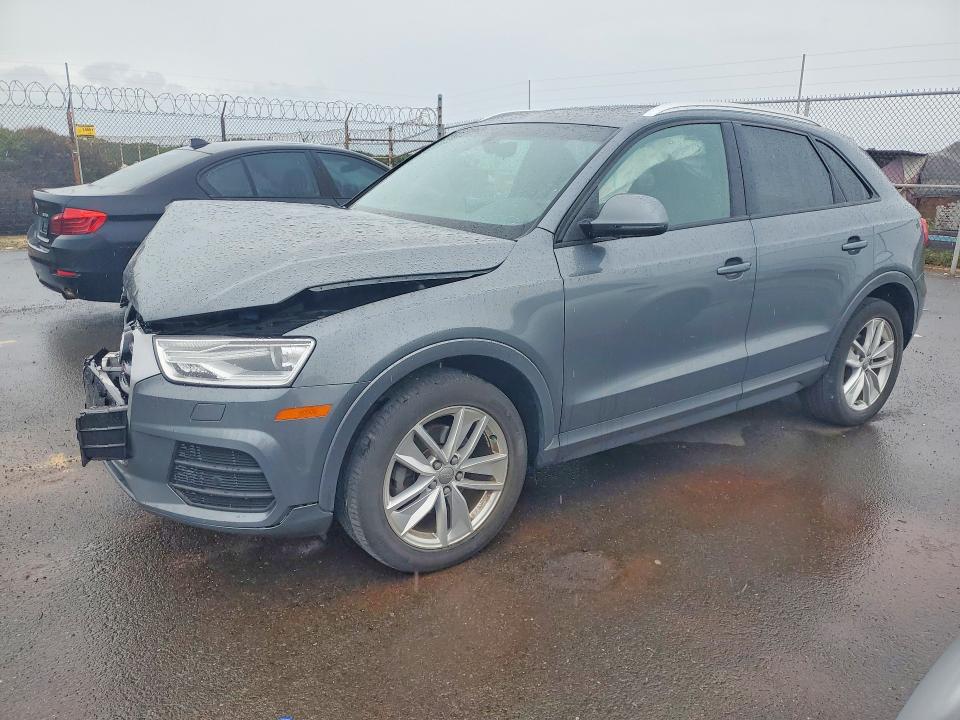2017 Audi Q3 VIN WA1BCCFS4HR009392 COPART salvage auction — FRONT END, HI - CERTIFICATE OF SALVAGE, sold $1,200 on 2026-07-27 (photo 1)