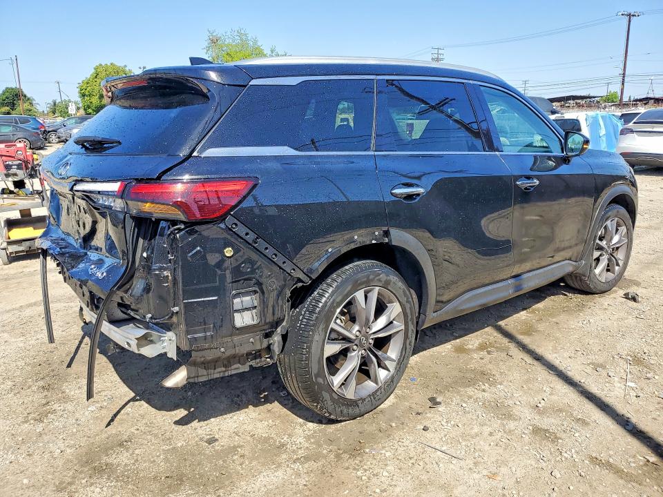 2024 Infiniti Qx60 VIN 5N1DL1FR9RC350867 COPART salvage auction — REAR END, Salvage Title, sold $9,100 on 2026-07-20 (photo 3)