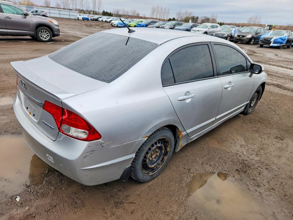 2009 Honda Civic hybrid VIN JHMFA36289S801194 COPART salvage auction — FRONT END, ON - PERMIT NO BRAND - UNFIT, sold $325 on 2026-07-16 (photo 3)