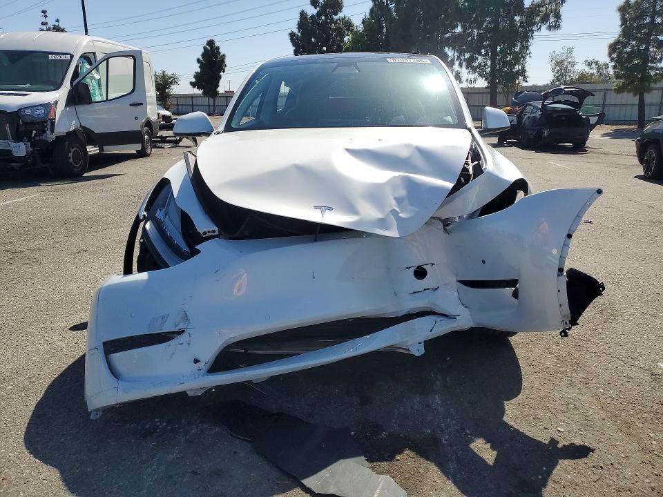 2022 Tesla VIN 7SAYGDEE4NF493106 COPART salvage auction — FRONT END, Ca - Salvage Certificate, sold $5,400 on 2026-07-28 (photo 5)