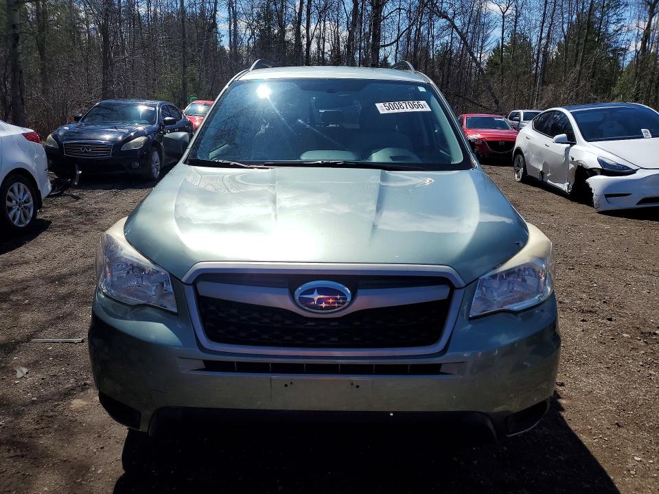2014 Subaru Forester VIN JF2SJCAC1EH437516 COPART salvage auction — FRONT END, On - Permit No Brand - Unfit, sold $300 on 2026-07-30 (photo 5)