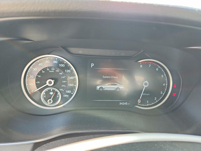 2023 Genesis G70 VIN KMTG34TA1PU123747 COPART salvage auction — SIDE, Salvage Title, sold $1,200 on 2026-07-21 (photo 9)