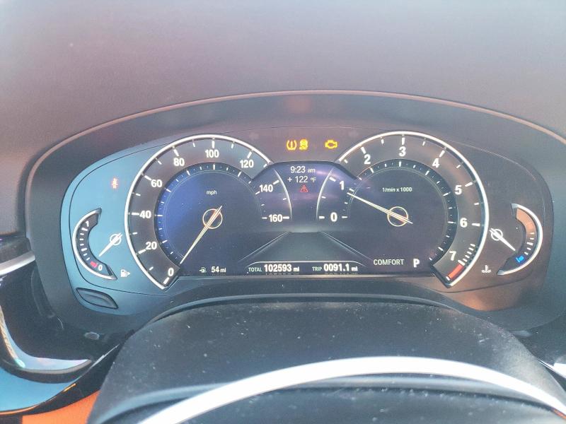 2018 BMW 5er VIN WBAJA7C56JWA72627 COPART salvage auction — FRONT END, Salvage Title, sold $4,600 on 2026-07-10 (photo 9)