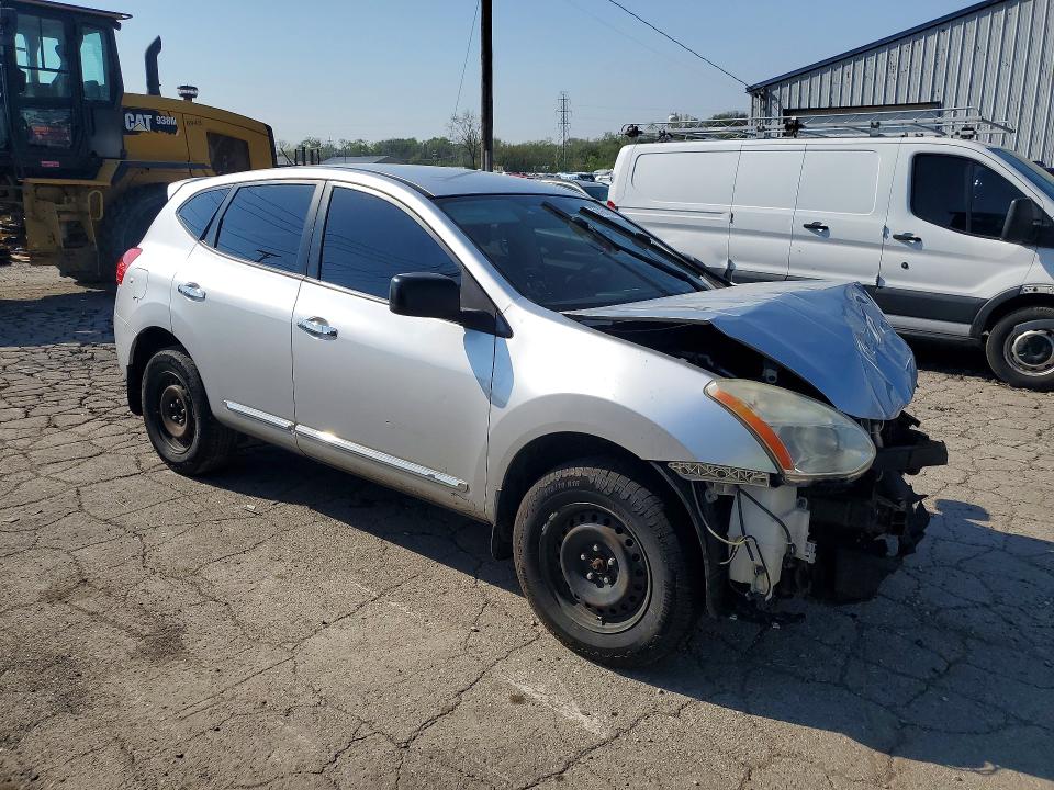 2011 Nissan Rogue VIN JN8AS5MT7BW155830 COPART salvage auction — FRONT END, Il - Salvage Certificate, sold $225 on 2026-07-06 (photo 4)