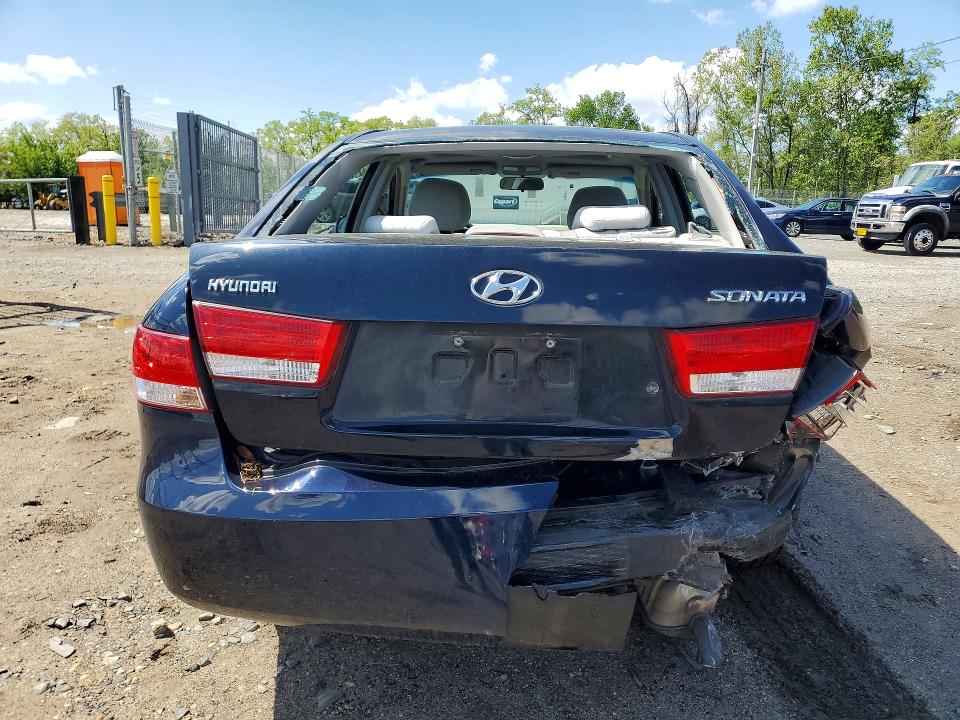 2007 Hyundai Sonata VIN 5NPET46C07H203215 COPART salvage auction — REAR END, MD - CERT OF SALVAGE > 75% DAMAGE, sold $400 on 2026-07-07 (photo 6)