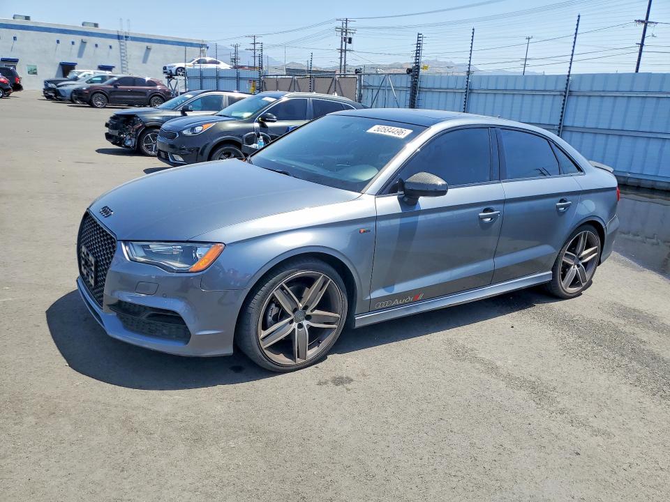 2016 Audi A3 VIN WAUA7GFF2G1031224 COPART salvage auction — REAR END, Ca - Salvage Certificate, sold $3,400 on 2026-07-08 (photo 1)