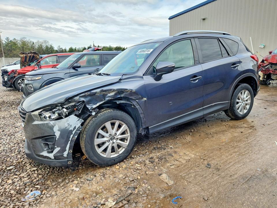 2016 Mazda Cx-5 VIN JM3KE2CY4G0770260 COPART salvage auction — FRONT END, Wi - Certificate Of Title, sold $2,850 on 2026-07-06 (photo 1)