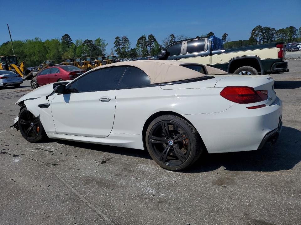 2013 BMW M6 VIN WBSLZ9C52DC985753 COPART salvage auction — FRONT END, Nc - Salvage Certificate Of Title, sold $2,800 on 2026-07-16 (photo 2)