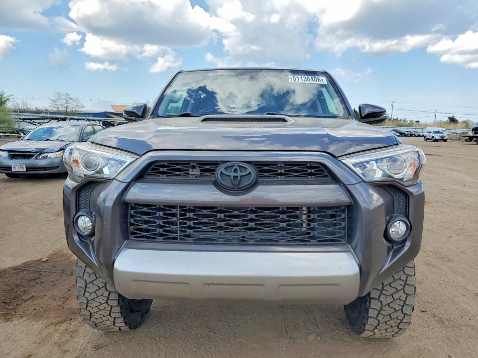 2018 Toyota 4runner VIN JTEBU5JR2J5603555 COPART salvage auction — REAR END, Oh - Cert Of Title-Salvage, sold $14,900 on 2026-07-02 (photo 5)
