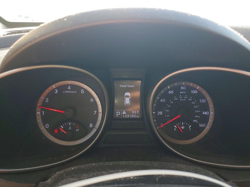 2013 Hyundai Santa fe VIN KM8SN4HF4DU006730 COPART salvage auction — FRONT END, Nc - Certificate Of Title, sold $2,050 on 2026-07-06 (photo 9)