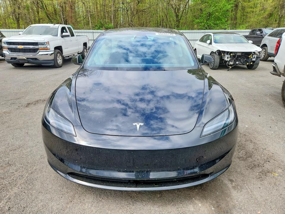 2025 Tesla Model 3 VIN 5YJ3E1EB8SF048705 COPART salvage auction — SIDE, Nj - Cert Of Title-Salvage, sold $13,900 on 2026-07-21 (photo 5)