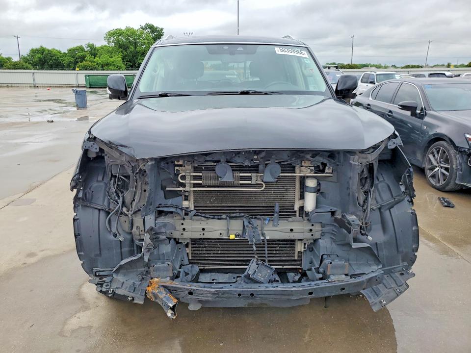 2020 Infiniti Qx80 VIN JN8AZ2NF3L9704653 COPART salvage auction — FRONT END, Tx - Salvage Vehicle Title, sold $6,300 on 2026-07-09 (photo 5)