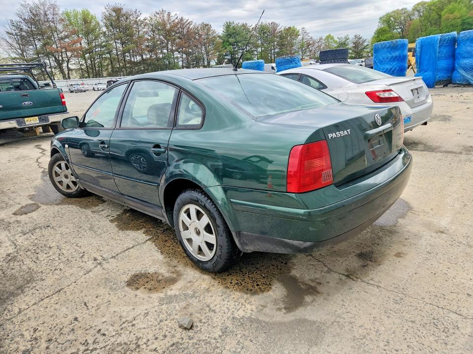 1999 Volkswagen Passat VIN WVWMA63BXXE520282 COPART salvage auction — FRONT END, Nj - Cert Of Title-Salvage, sold $225 on 2026-07-27 (photo 2)