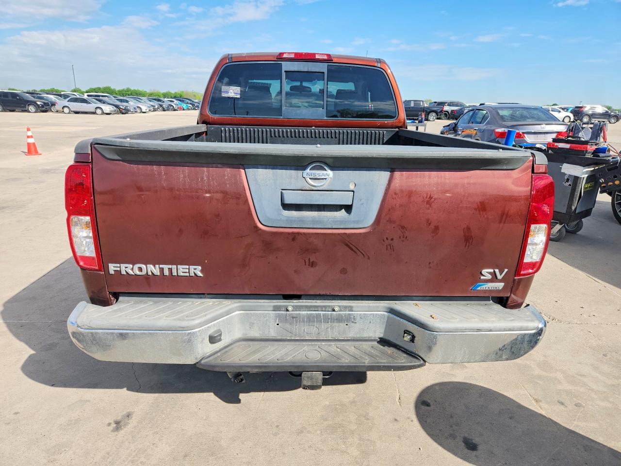 2017 Nissan Frontier VIN 1N6DD0CU5HN745813 COPART salvage auction — Front End, TX - SALVAGE VEHICLE TITLE, sold $5,550 on 2024-01-16 (photo 6)