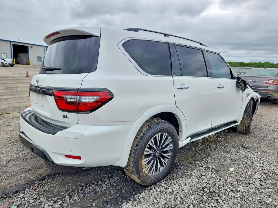 2024 Nissan Armada VIN JN8AY2BB4R9852534 COPART salvage auction — FRONT END, Ar - Cert Of Title-Salvage, sold $10,200 on 2026-07-06 (photo 3)