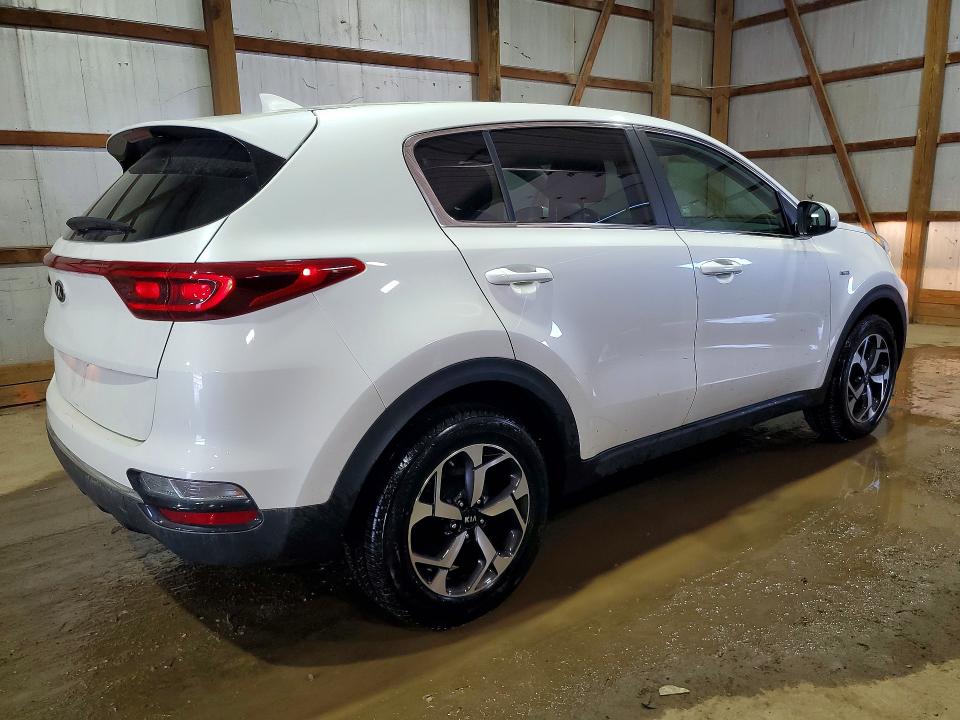 2021 Kia Sportage VIN KNDPMCAC2M7942027 COPART salvage auction — HAIL, Oh - Cert Of Title-Salvage, sold $5,700 on 2026-07-16 (photo 3)