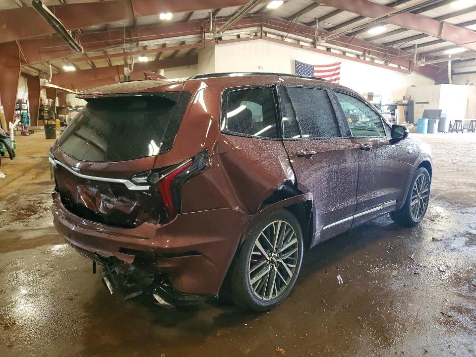 2022 Cadillac Xt6 VIN 1GYKPGRS3NZ161604 COPART salvage auction — REAR END, Mi - Certificate Of Title, sold $12,600 on 2026-07-03 (photo 3)