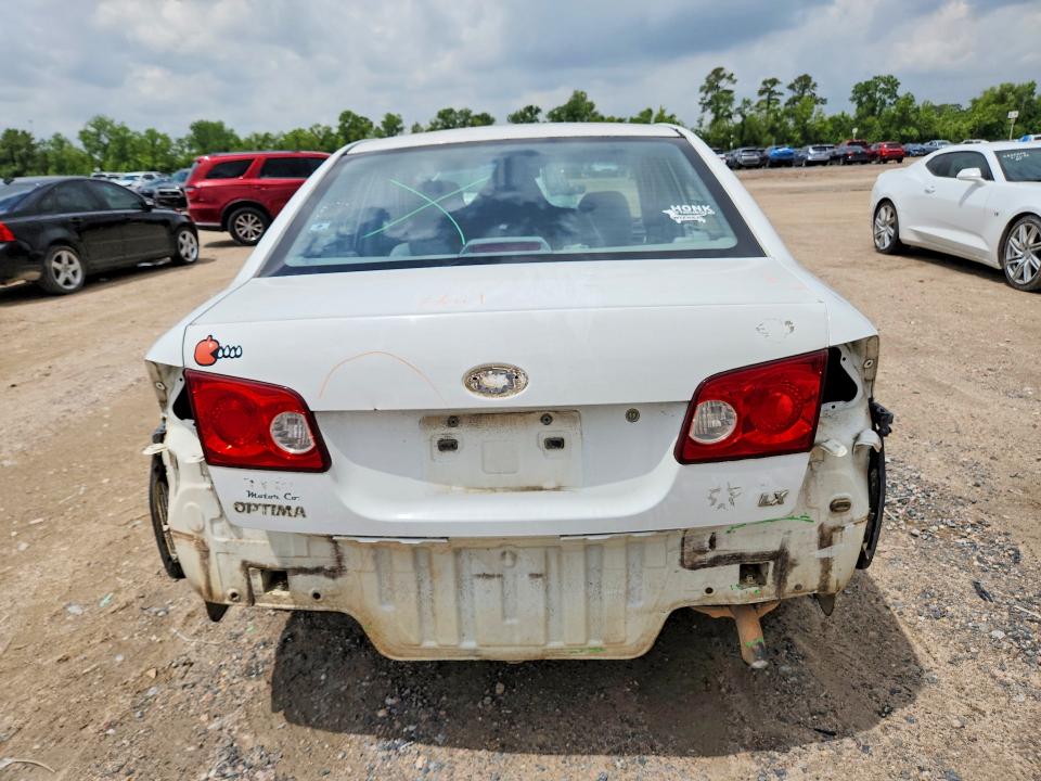 2007 Kia Optima VIN KNAGE123X75094928 COPART salvage auction — REAR END, TX - SALVAGE VEHICLE TITLE (P), sold $200 on 2026-07-21 (photo 6)