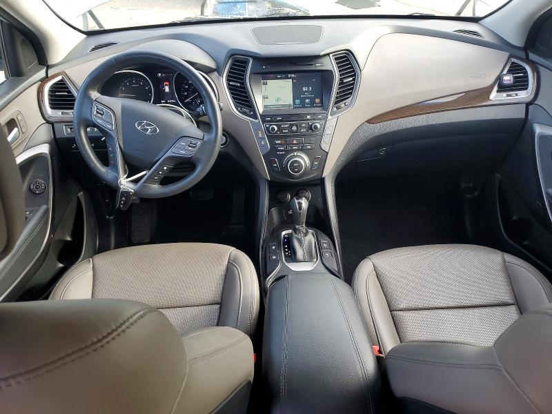 2017 Hyundai Santa fe VIN 5XYZUDLB2HG486512 COPART salvage auction — HAIL, Ia - Cert Of Title-Salvage Title, sold $4,400 on 2026-07-15 (photo 8)