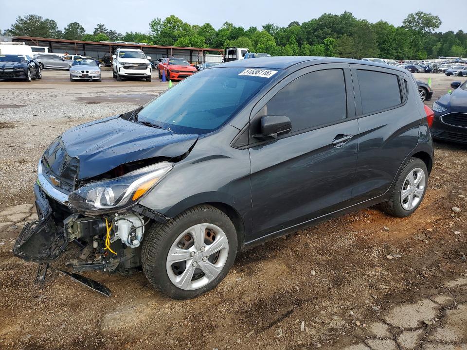 2019 Chevrolet Spark VIN KL8CB6SA2KC702864 COPART salvage auction — FRONT END, Ms - Cert Of Title-Salvaged, sold $1,050 on 2026-07-31 (photo 1)