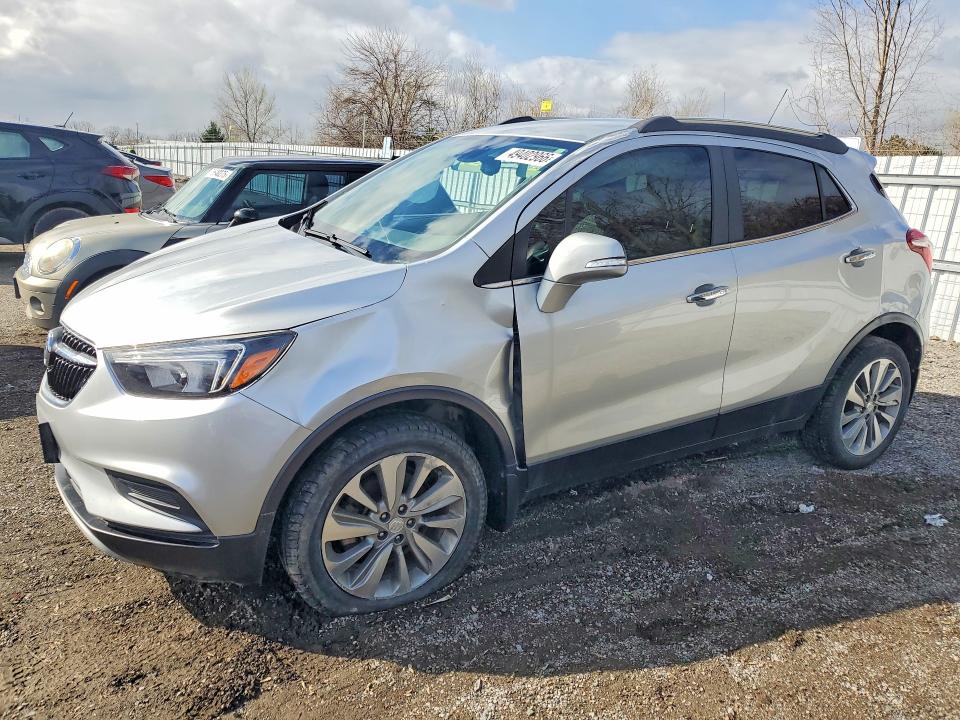 2018 Buick Encore VIN KL4CJESB4JB686873 COPART salvage auction — UNDERCARRIAGE, ON - PERMIT SALVAGE, sold $125 on 2026-07-23 (photo 1)