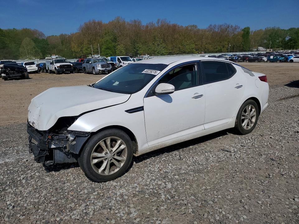 2013 Kia Optima VIN 5XXGM4A72DG234036 COPART salvage auction — FRONT END, Ar - Cert Of Title-Salvage, sold $675 on 2026-07-27 (photo 1)