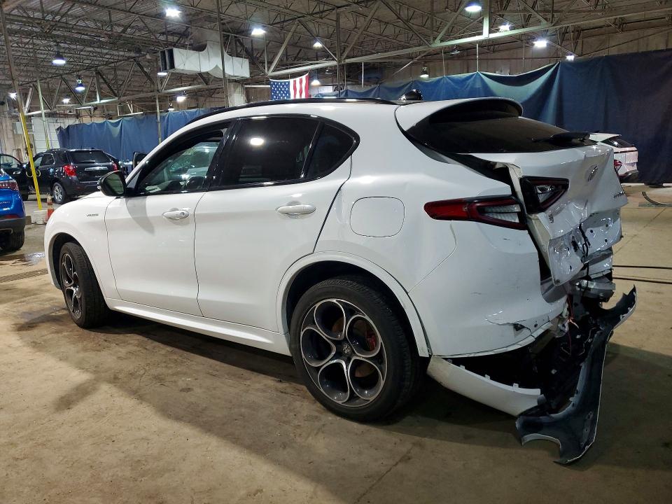 2023 Alfa romeo Stelvio VIN ZASPAKBN4P7D57013 COPART salvage auction — REAR END, Mi - Scrap Certificate Of Title, sold $11,600 on 2026-07-14 (photo 2)