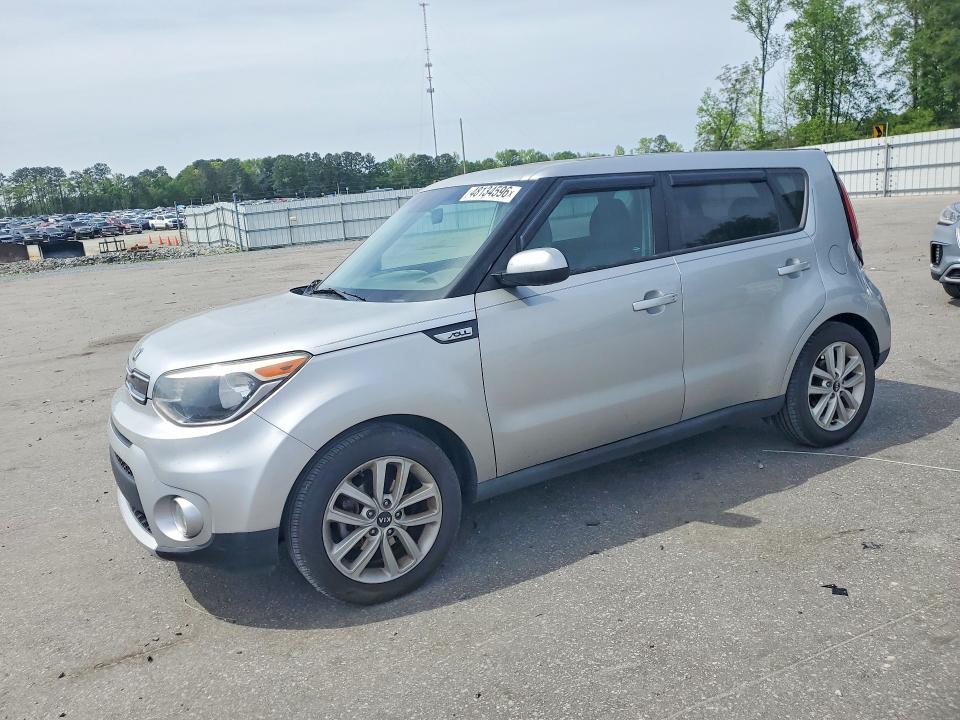 2018 Kia Soul VIN KNDJP3A59J7505507 COPART salvage auction — REAR END, Nc - Salvage Certificate Of Title, sold $500 on 2026-07-23 (photo 1)