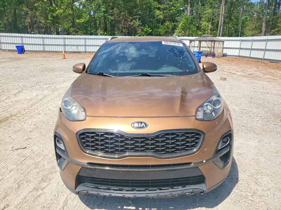 2020 Kia Sportage VIN KNDP63AC3L7684187 COPART salvage auction — FRONT END, Nc - Salvage Certificate Of Title, sold $3,200 on 2026-07-31 (photo 5)