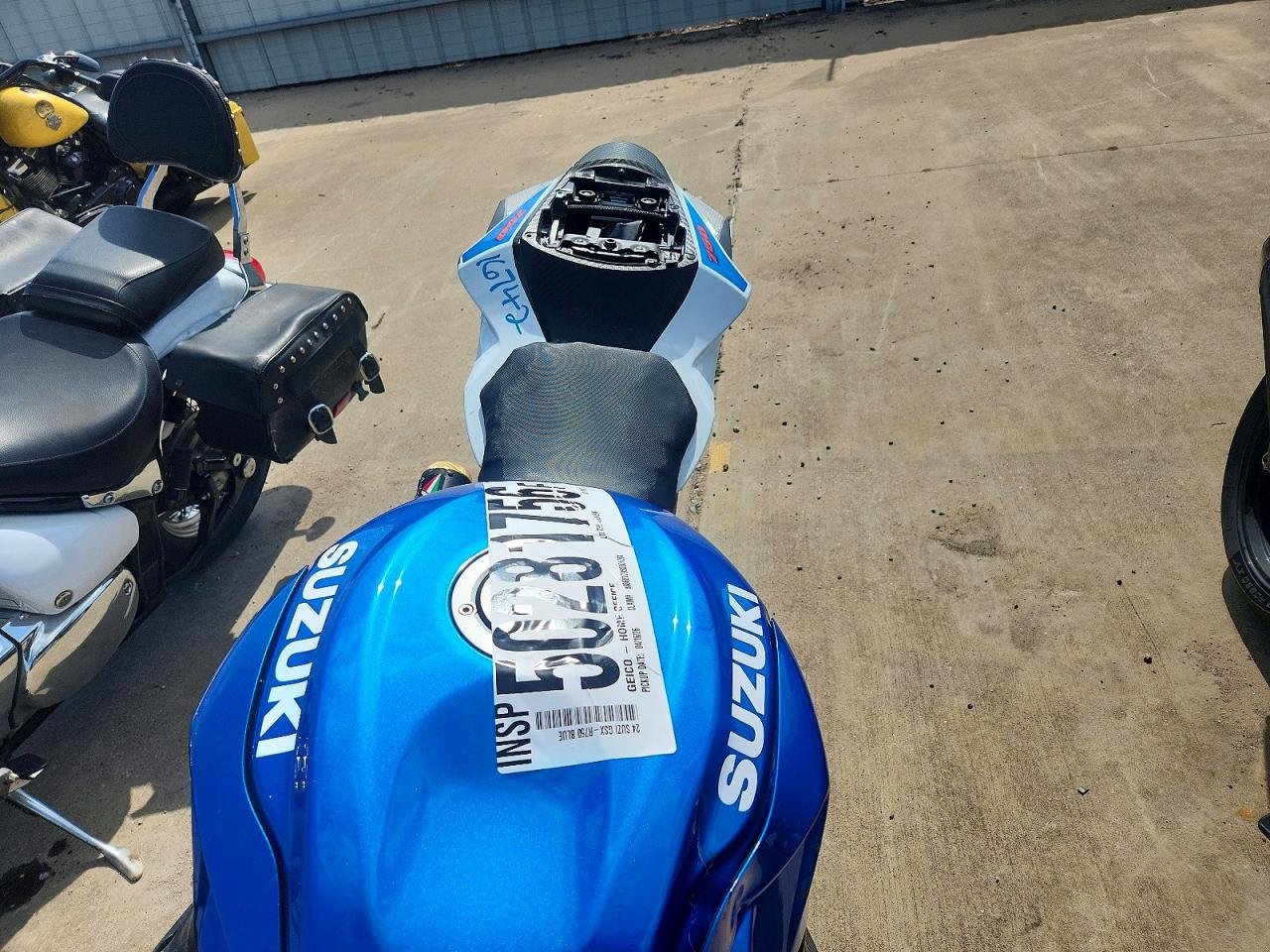2024 Suzuki GSX-R750 VIN JS1GR7MA0R7101487 COPART salvage auction — Front End, TX - SALVAGE VEHICLE TITLE, sold $1,250 on 2026-06-25 (photo 5)