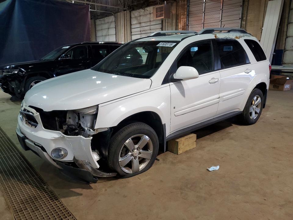 2008 Pontiac Torrent VIN 2CKDL43F686340183 COPART salvage auction — FRONT END, Mi - Certificate Of Title, sold $325 on 2026-07-31 (photo 1)
