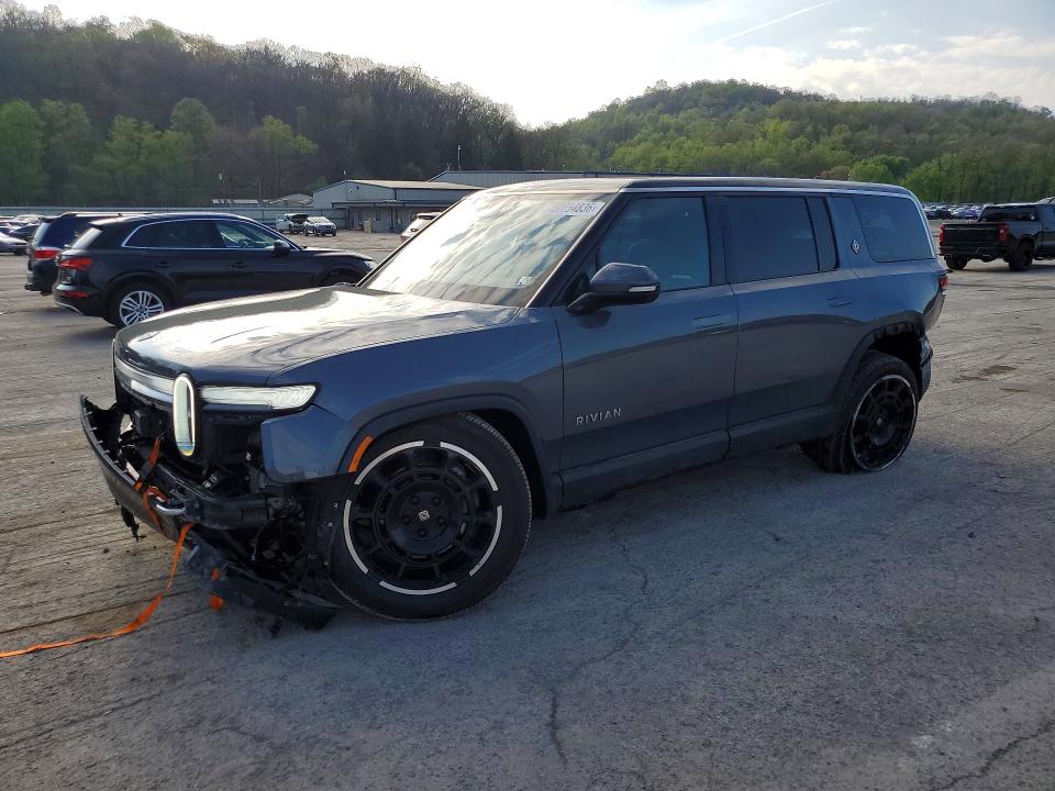 2025 Rivian R1s VIN 7PDSGBBA5SN051899 COPART salvage auction — FRONT END, Pa - Certificate Of Salvage, sold $17,200 on 2026-07-02 (photo 1)