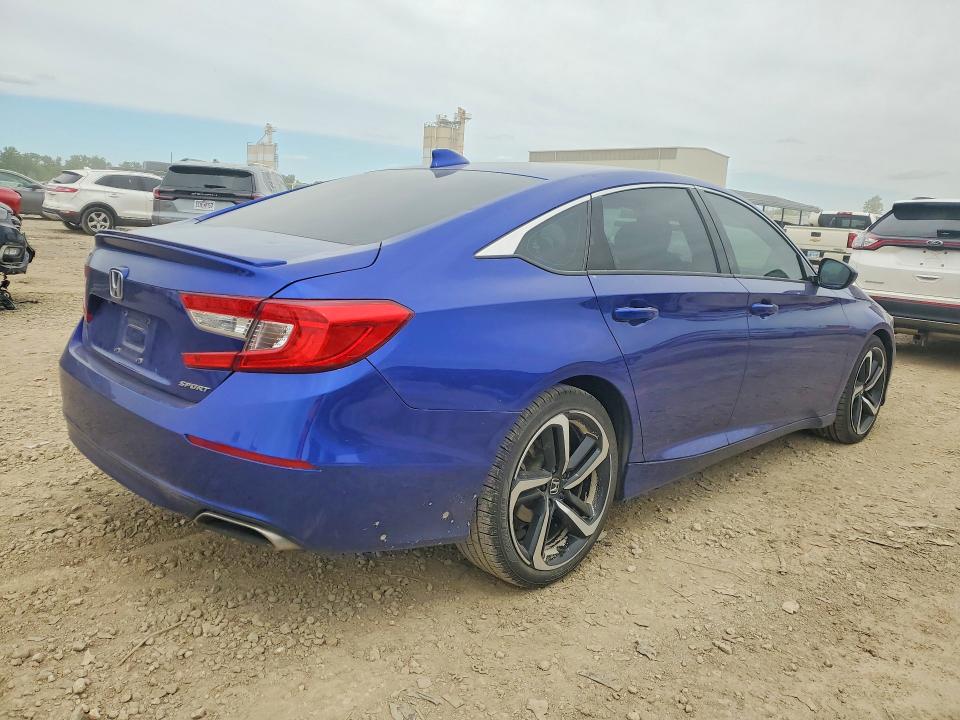 2020 Honda Accord VIN 1HGCV1F31LA145697 COPART salvage auction — HAIL, Ks - Cert Of Title-Salvage, sold $10,000 on 2026-07-09 (photo 3)