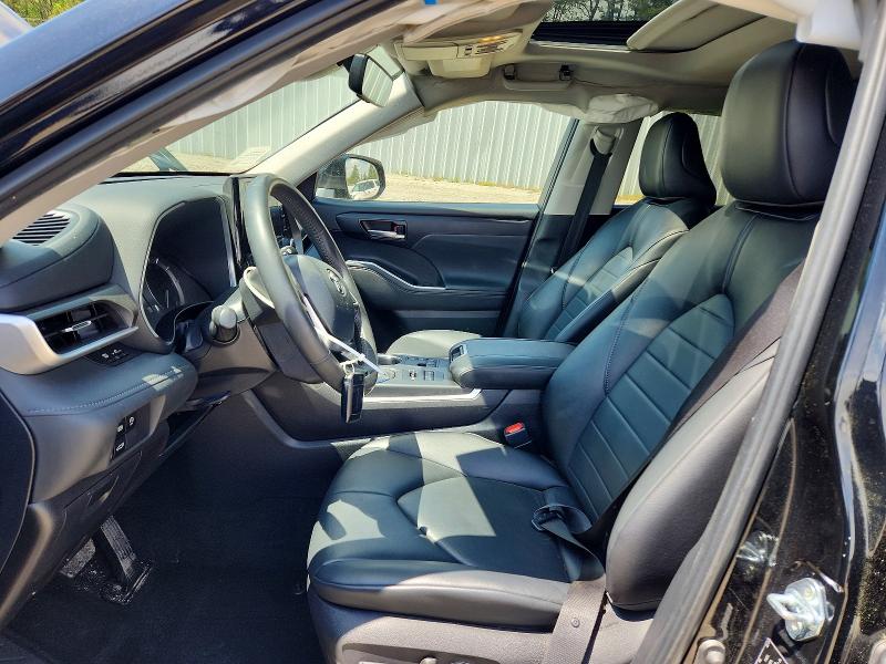 2024 Toyota Highlander VIN 5TDKDRBH4RS545259 COPART salvage auction — FRONT END, Md - Cert Of Salvage > 75% Damage, sold $9,000 on 2026-07-28 (photo 7)