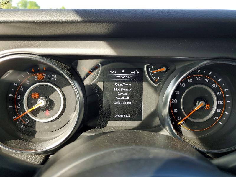 2021 Jeep Wrangler / VIN 1C4GJXAN3MW756584 COPART salvage auction — MINOR DENT/SCRATCHES, MO - CERTIFICATE OF TITLE, sold $17,300 on 2026-07-09 (photo 9)