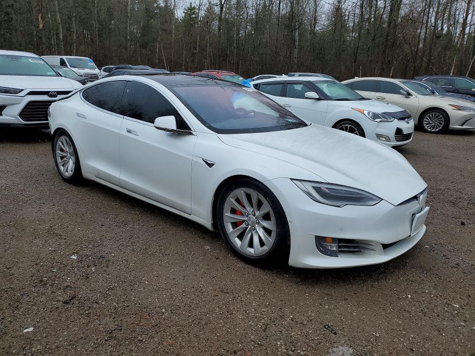 2019 Tesla Model s VIN 5YJSA1E49KF334975 COPART salvage auction — REAR END, On - Permit Salvage, sold $9,600 on 2026-07-14 (photo 4)