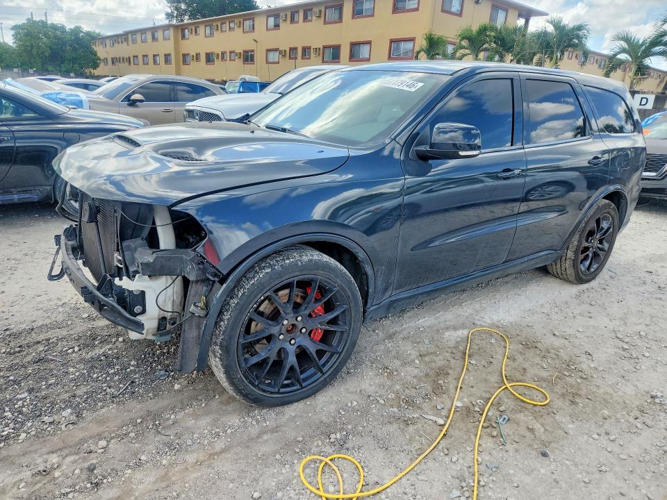 2018 Dodge Durango VIN 1C4SDJGJ4JC159573 COPART salvage auction — FRONT END, Fl - Cert Of Title-Rebuilt, sold $7,900 on 2026-07-02 (photo 1)