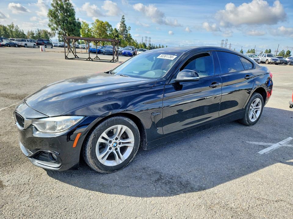 2015 BMW 4er VIN WBA4A7C58FD415726 COPART salvage auction — FRONT END, Ca - Salvage Certificate, sold $1,550 on 2026-07-07 (photo 1)