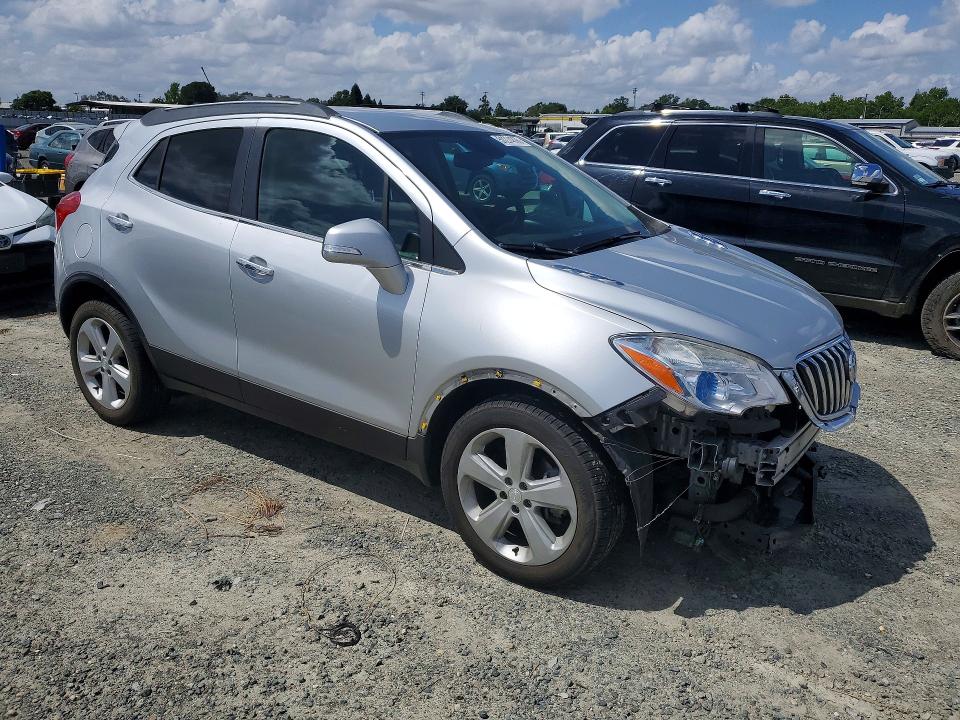 2016 Buick Encore VIN KL4CJASB2GB569987 COPART salvage auction — FRONT END, CA - SALVAGE CERTIFICATE, sold $1,750 on 2026-09-03 (photo 4)
