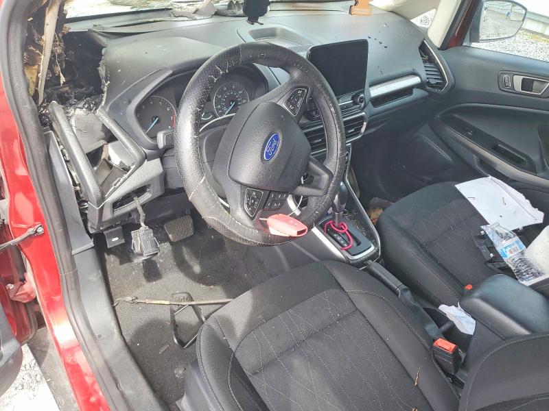2021 Ford Ecosport VIN MAJ3S2GE1MC453395 COPART salvage auction — ENGINE BURN, Nc - Parts Only-Record Of Sale, sold $175 on 2026-07-29 (photo 8)