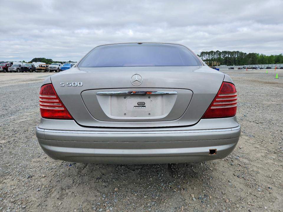 2006 Mercedes-benz S-klasse VIN WDBNG75J06A484488 COPART salvage auction — FRONT END, Nc - Salvage Certificate Of Title, sold $750 on 2026-07-13 (photo 6)