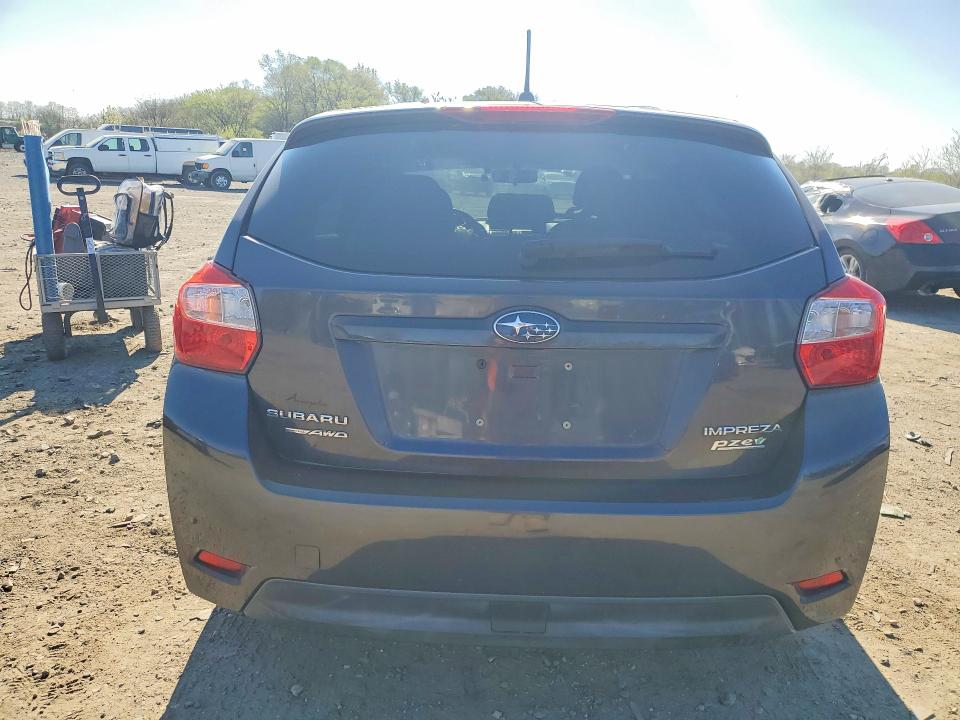 2014 Subaru Impreza VIN JF1GPAA60E8250775 COPART salvage auction — FRONT END, Md - Cert Of Salvage > 75% Damage, sold $550 on 2026-07-28 (photo 6)