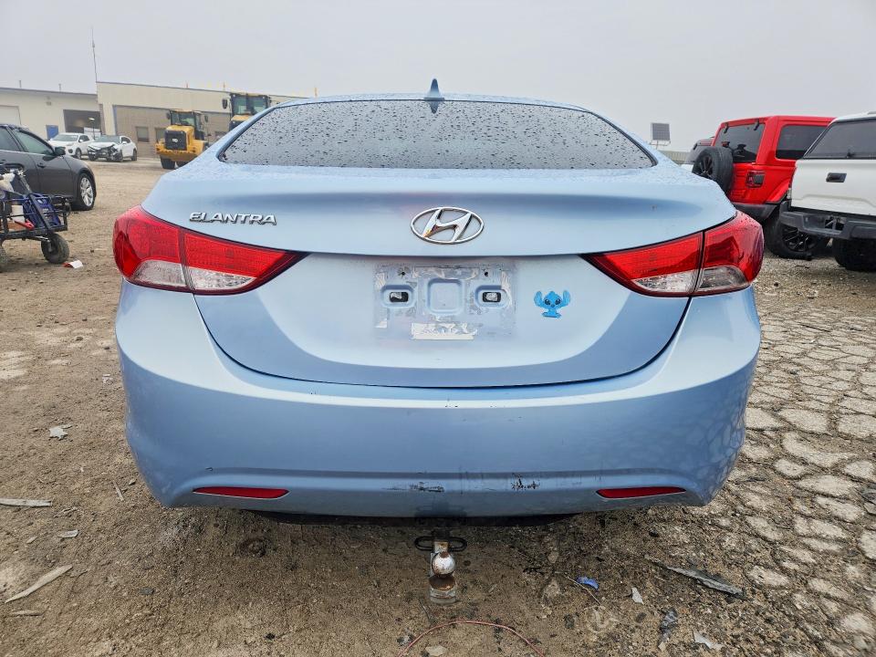 2011 Hyundai Elantra VIN KMHDH4AE0BU157997 COPART salvage auction — FRONT END, In - Bill Of Sale - Parts Only, sold $150 on 2026-07-24 (photo 6)